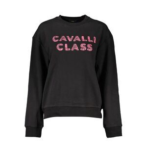 Cavalli Class Black Cotton Women Women's Sweater